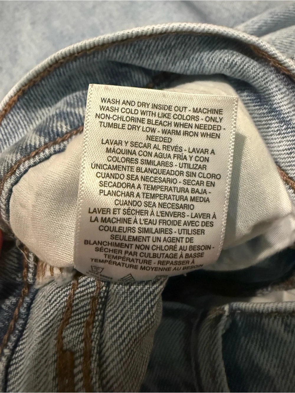 Light Blue Distressed Women's Jeans